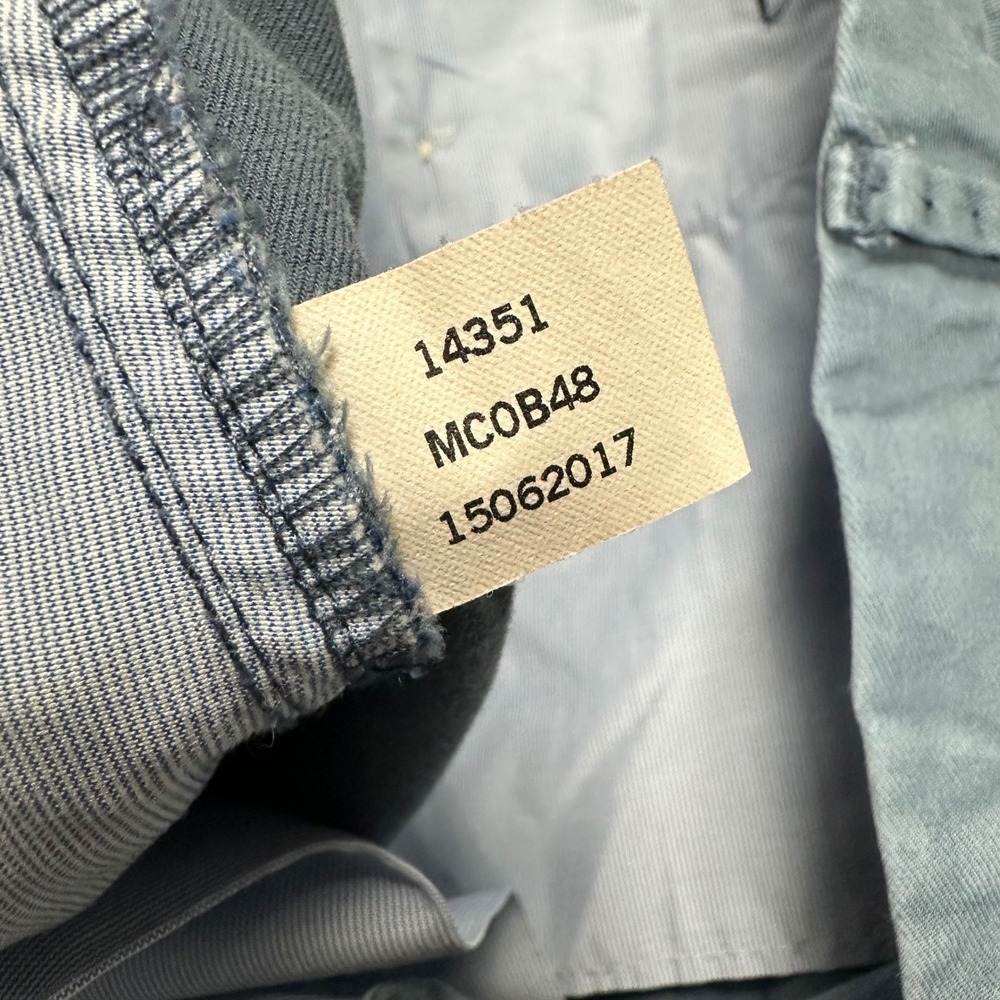 Peter Millar Soft Touch Twill Trouser Mens 42x26.5 Pants Blue Flat Front MCOB48 - Picture 9 of 9